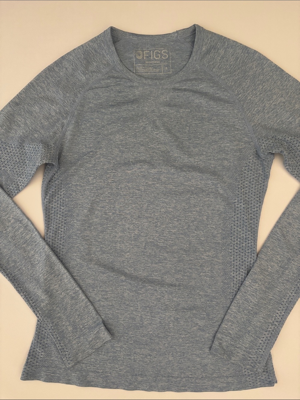 Figs (Original Cut) Ceil Blue Salta Long Sleeve Underscrub